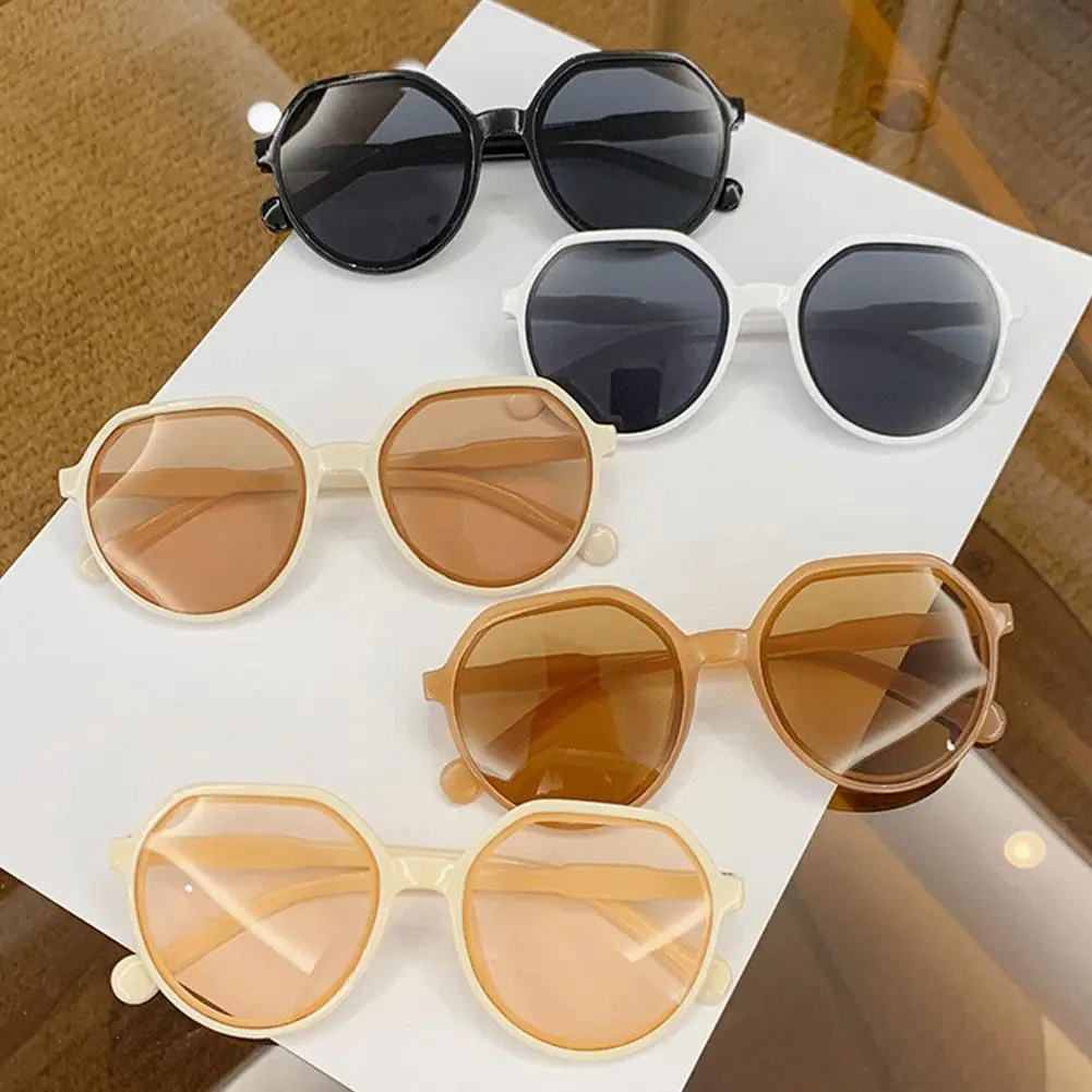 

2022 модные стильные Универсальные солнцезащитные очки, индивидуальные круглые очки в оправе, модные солнцезащитные очки в большой оправе яр...