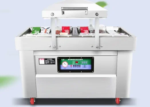 Промышленная двухкамерная вакуумная упаковочная машина Коммерческая для