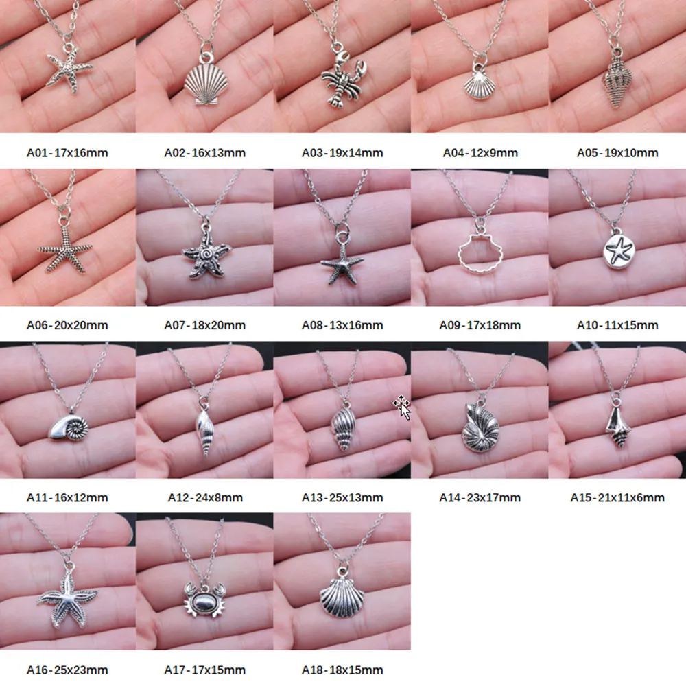 

Starfish Shell Pendants For Jewelry Neck Chain Women Necklace