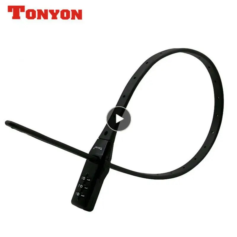 

Замок для шлема с кодовым замком, тройной кодовый замок, Противоугонный замок, велосипедный кодовый замок, стальной лист 20 мм