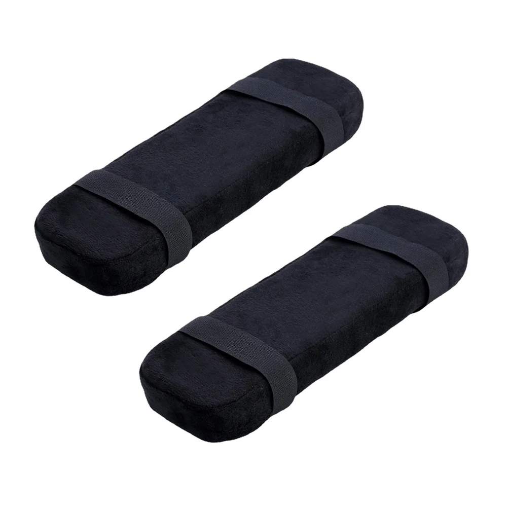 

2 Pcs Armrest Pad Chair Accessories Pads Soft Pillows Elbow Thick Supple Sleeves Polyester Washable Office