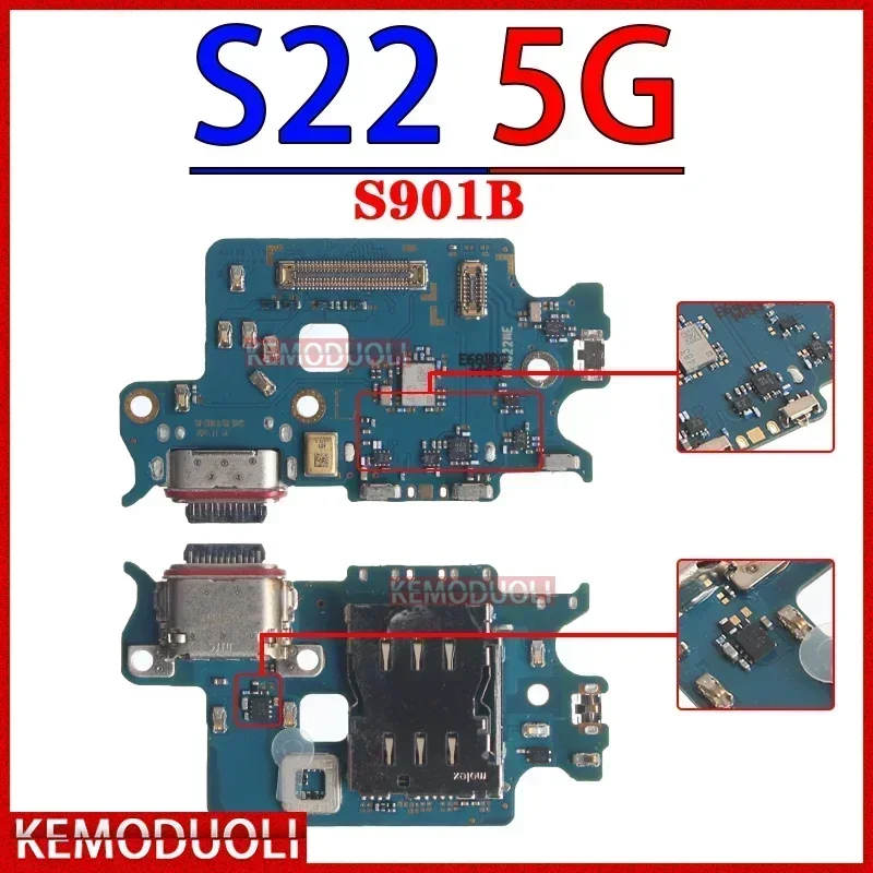 Фото USB-док-станция для зарядного устройства для Samsung Galaxy S21 S22 Fe Plus Ultra G911 G996 G998 G990 S901 S906 S908 B U N 0 Модуль зарядной платы №3