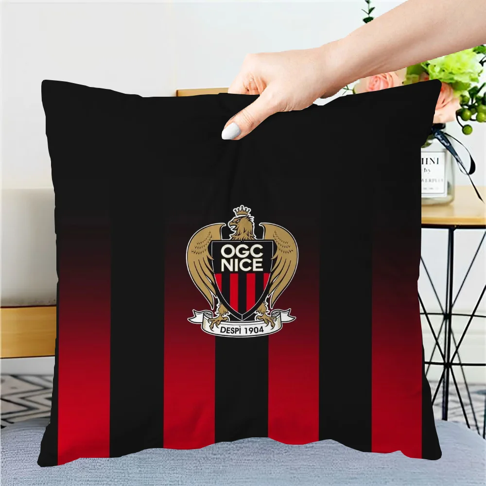 Декоративная Наволочка Квадратная N-nice-e Полиэстер Хлопок Экологически Чистая