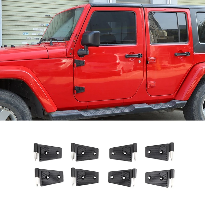 Аксессуары для Jeep Wrangler JK Unlimited Rubicon Sahara Sports 2007-2017 алюминий черный 8 шт.