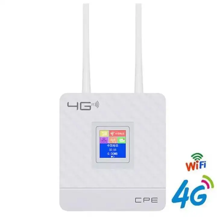 

CPE903 Lte Home 3G 4G 2 External Antennas Wifi Modem CPE Wireless Router with RJ45 Port and Sim Card Slot EU Plug