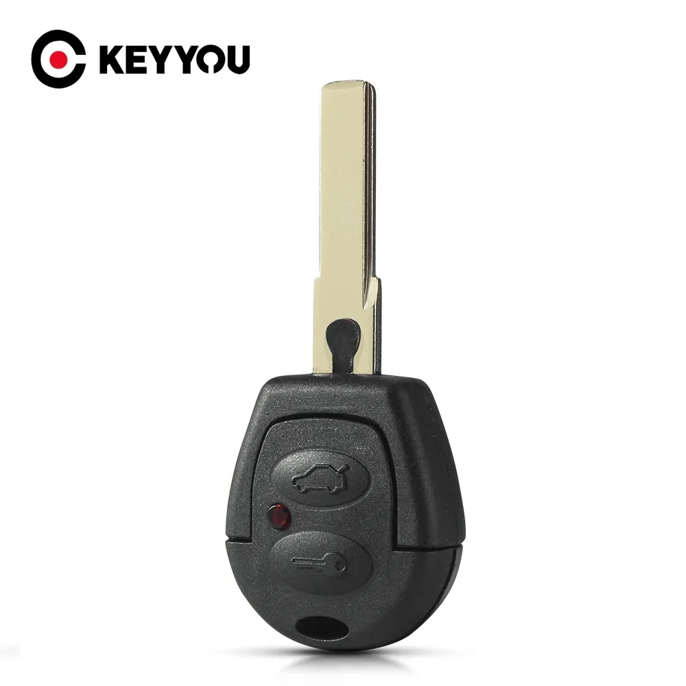 

KEYYOU 1 шт. для VW Polo Golf Jetta Sharan Seat Leon Mii Altea для Skoda Fabia Octavia чехол для дистанционного ключа от машины 2 кнопки