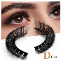 dd curl 10 25mm false eyelashes russian volumes 3d fluffy mink lashes reusable fake lashes russia lashes extensions faux cils