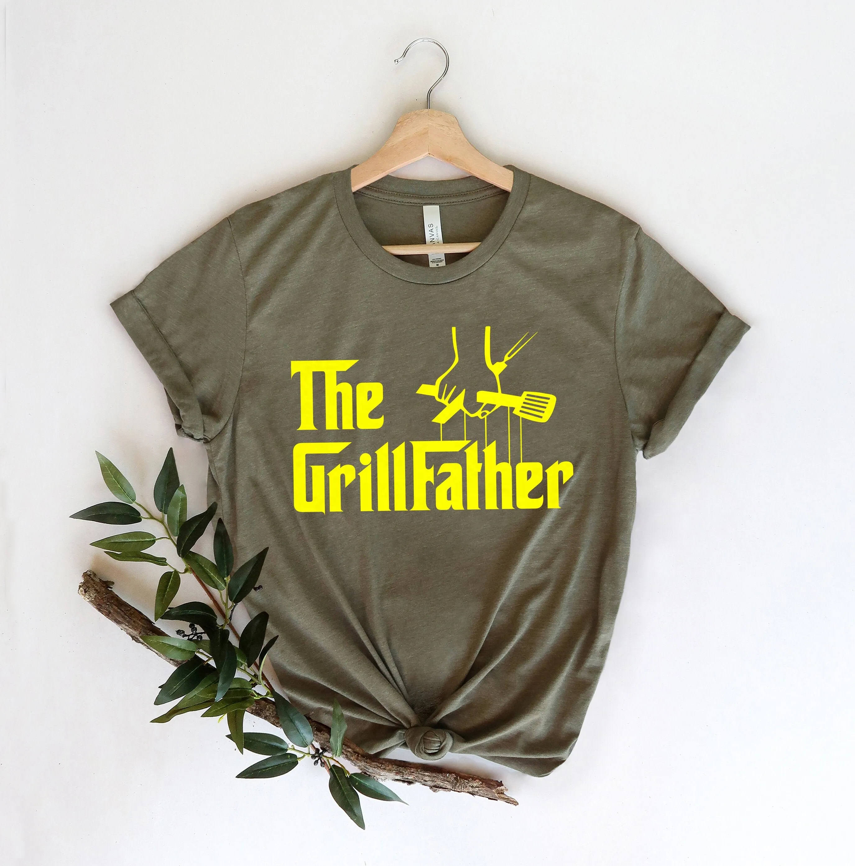 Футболка The Grill Father для дедушки новый папа день отца лучший