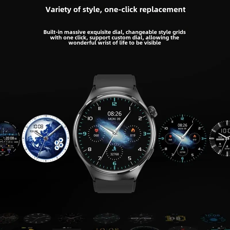 Новые умные часы Watch4Pro GT4 Bluetooth Call High Technology Черные спортивные для бега NFC мужчин и