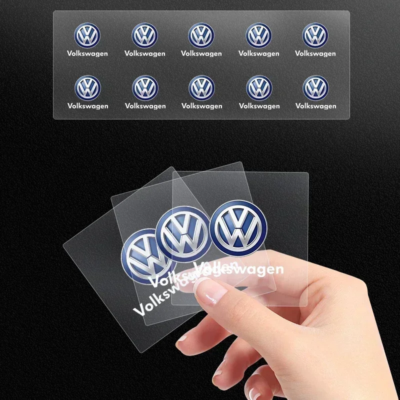 Автомобильная эмблема логотип декоративные наклейки значок Deca для Volkswagen VW Golf 4 5 6
