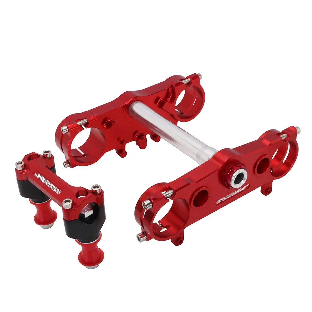Тройной зажим JFG из алюминиевого сплава CNC для мотоцикла Honda MX CRF250 CRF450