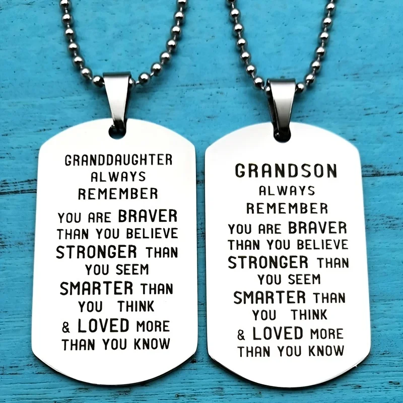 

2023 New Popular Stainless Steel Necklace As A Christmas Gift for Grandchildren Jewelry