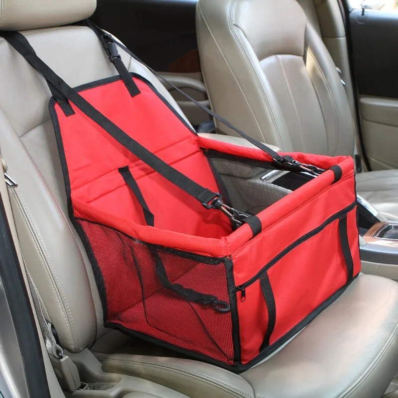 

Travel Pet Luxury Dog Carrier Car Seat Safety Belt Bag Waterproof Folding Breath Mesh Basket Protector Hammock Small Cat Cover