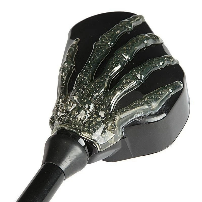 Зеркало заднего вида для мотоцикла с рисунком черепа ручной рисунок призрак