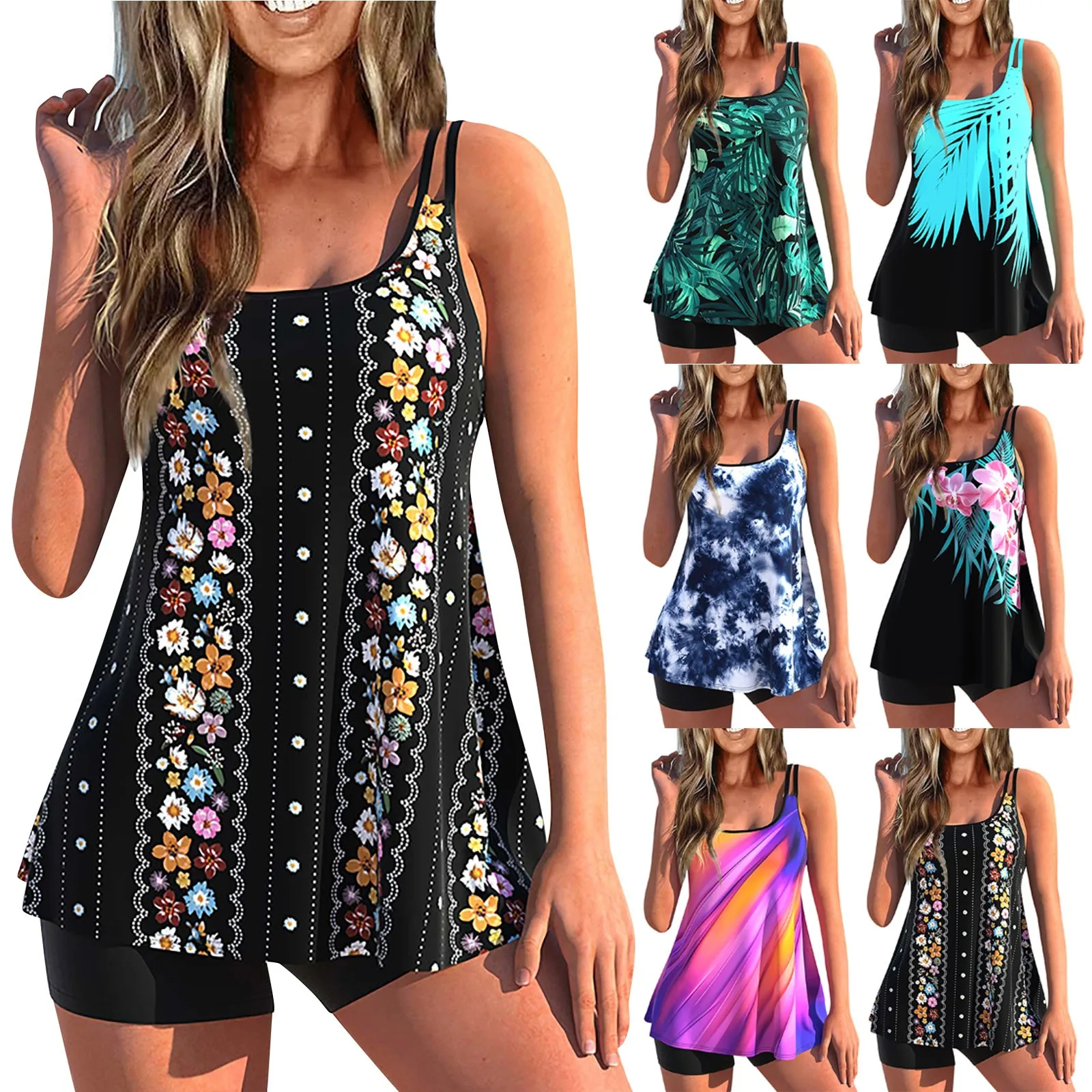 

Женское бикини 2023, женское сексуальное облегающее бикини на бретельках с принтом, раздельное бикини, купальник из двух предметов, женский купальник