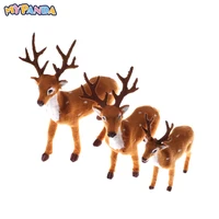 christmas elk plush reindeer natale ingrosso christmas decoration simulation christmas deer fairy garden miniatures props