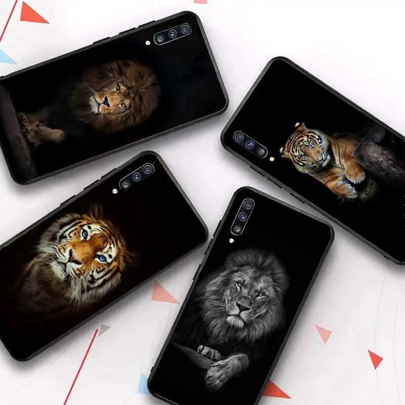 

Animal Tiger Lion Phone Case for Samsung A51 01 50 71 21S 70 10 31 40 30 20E 11 A7 2018