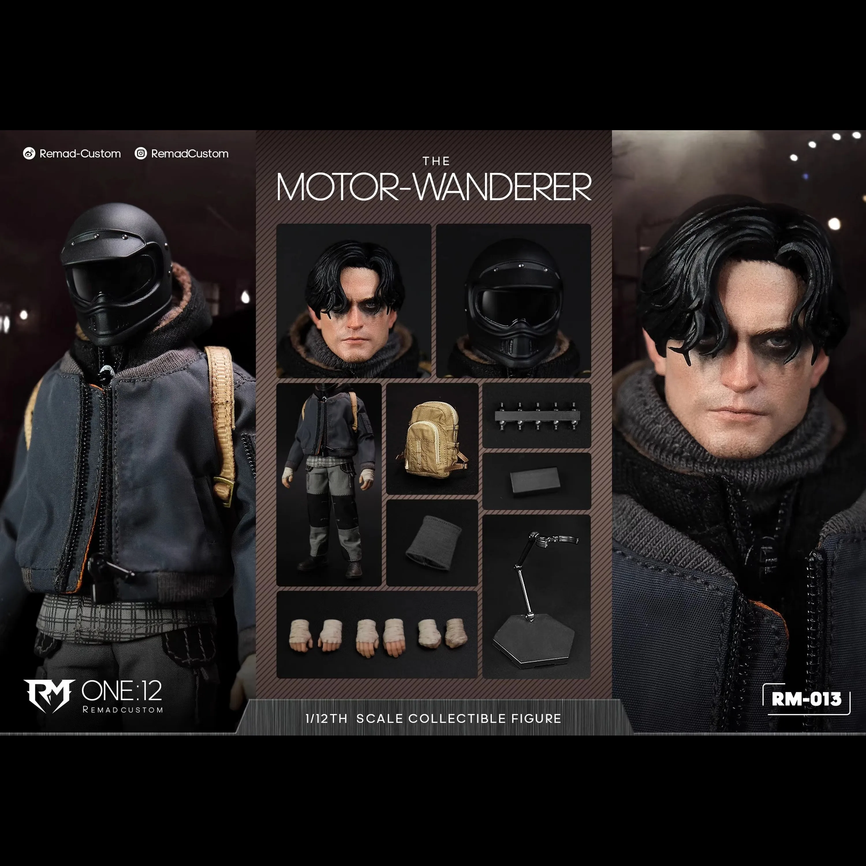 Фото New Genuine Remad Custom 1/12 Motorbike Wanderer Mobile Doll No Motorcycle In Stock №5