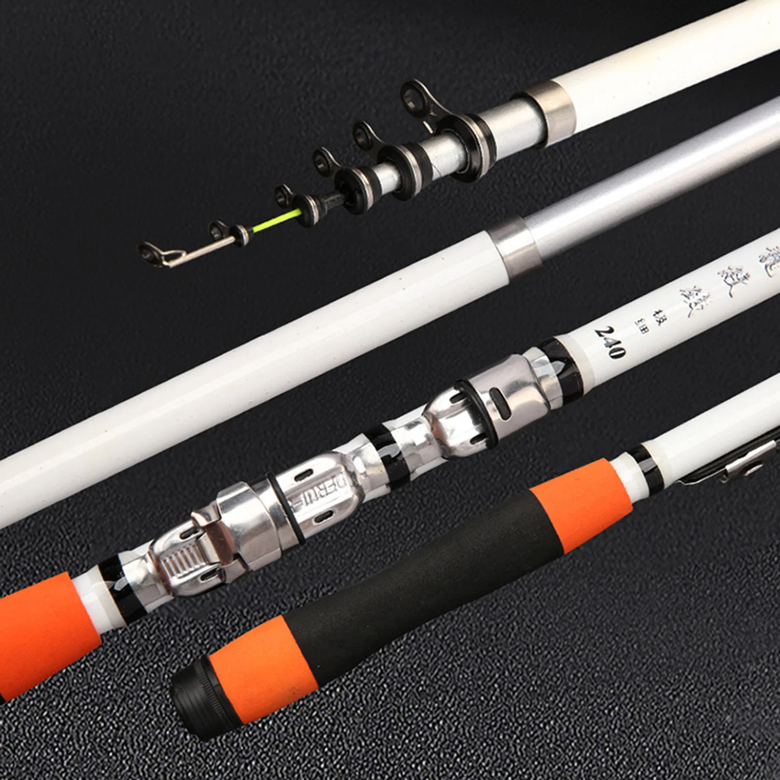 

Telescopic Rock Fishing Rod Spinning Fly Carp Feeder Fiberglass Pesca 3.0M 2.7M 2.4M 2.1M 1.8M Mini Travel Rod Reel Seat