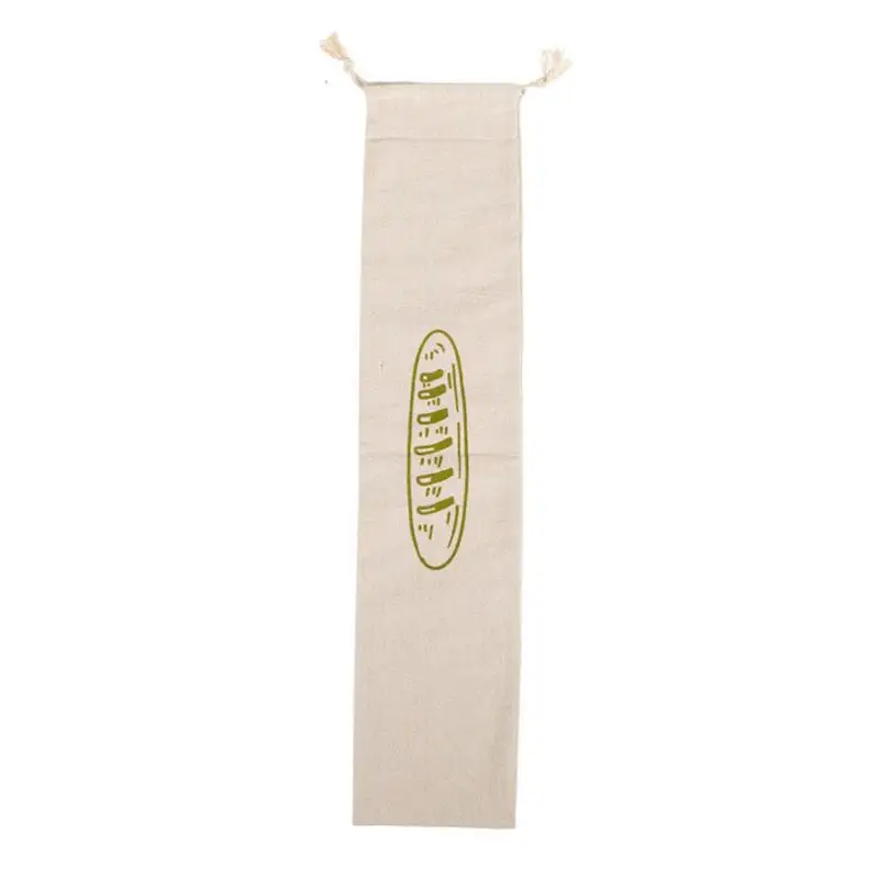 

Cloth Bread Bags Bread Wrappers For Homemade Bread Reusable Unbleached Drawstring Pouch Natural Linen Bagel Bun Storage Sack
