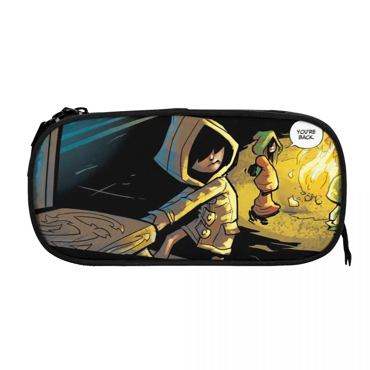 

Little Nightmares Pen Box Student School Anime Zipper Pen Bag Child Stationery Bag pencase Gift