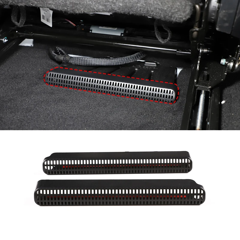 

2-Piece Set For Mercedes-Benz C-Class 2022 W206 Car Styling Under-Seat Air Vent Cover ABS Car Interior Modification Accessories