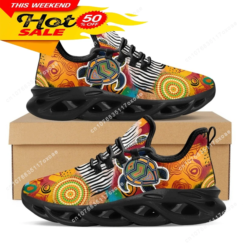 Австралийские аборигенные черепахи кроссовки на платформе для женщин дышащая