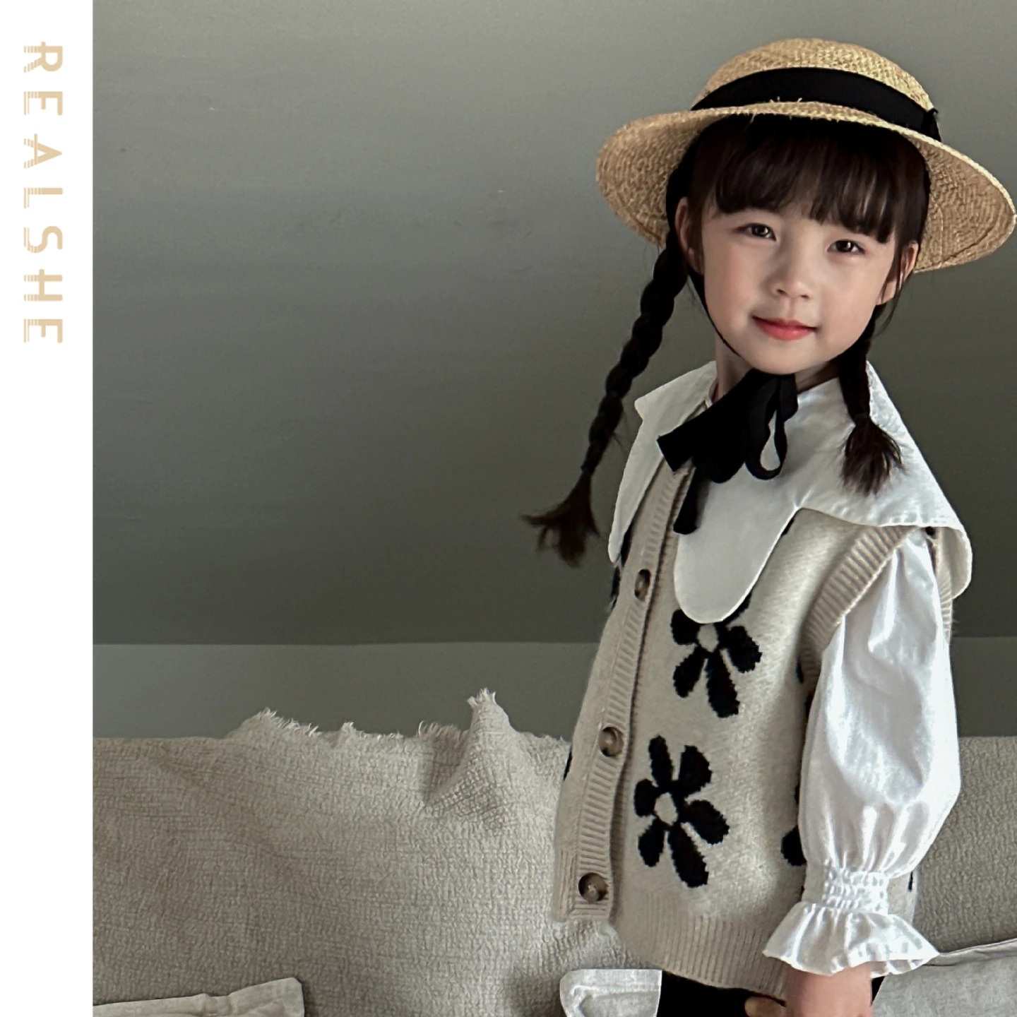 

Girls Jackets Vest 2023 New Children Vest for Girls Sleeveless Floral Waistcoat Kids Outerwear Coat Children Clothing