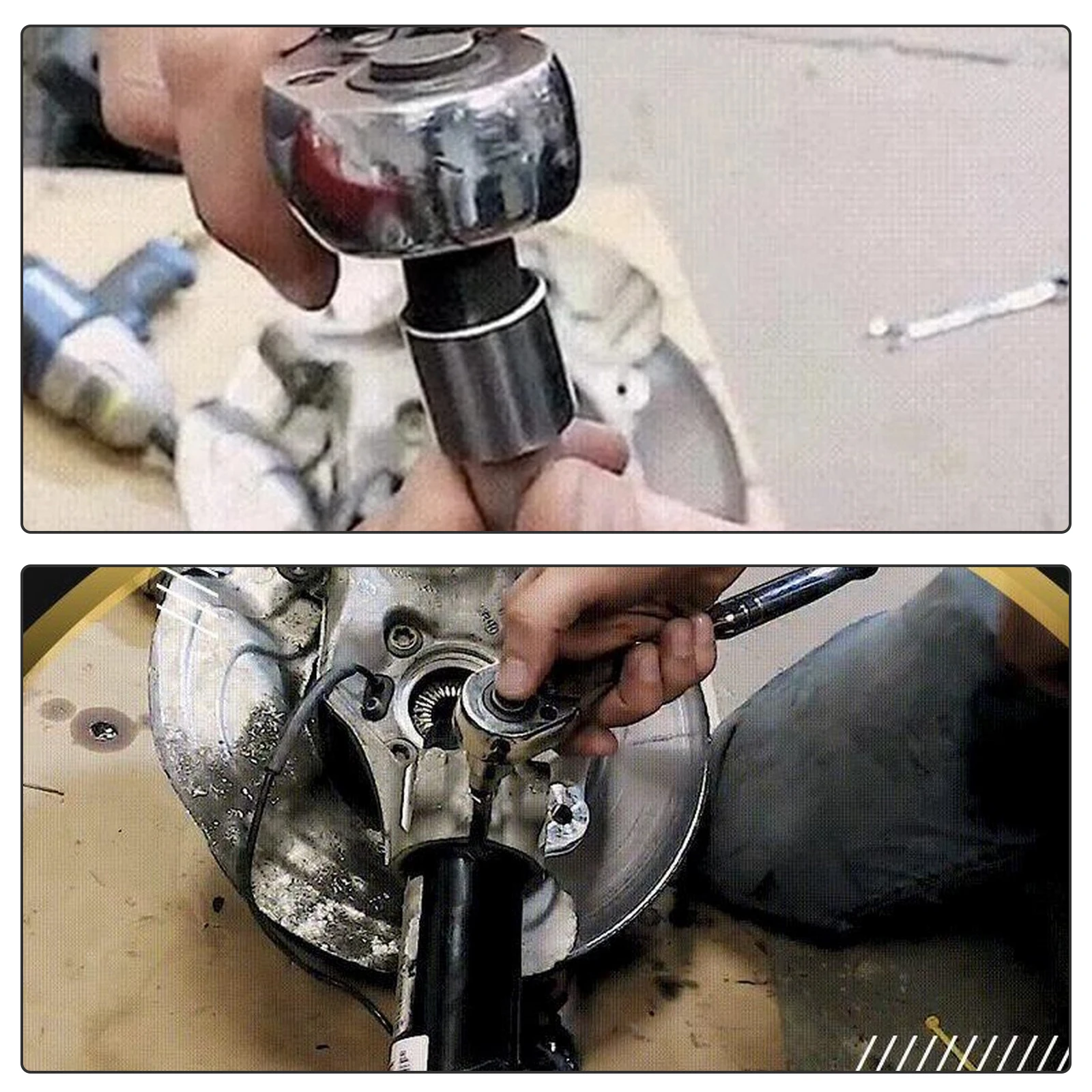 Инструмент для снятия стойки автомобиля, расширитель подвески, гнездо для удаления шаровой опоры и демонтажа амортизатора для VW (2 шт.)