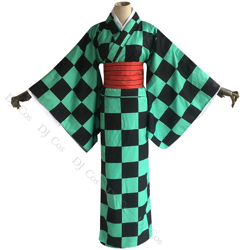 Костюм для косплея камадо танджиро из м/ф рассекающий демонов сезон 2 - купить по