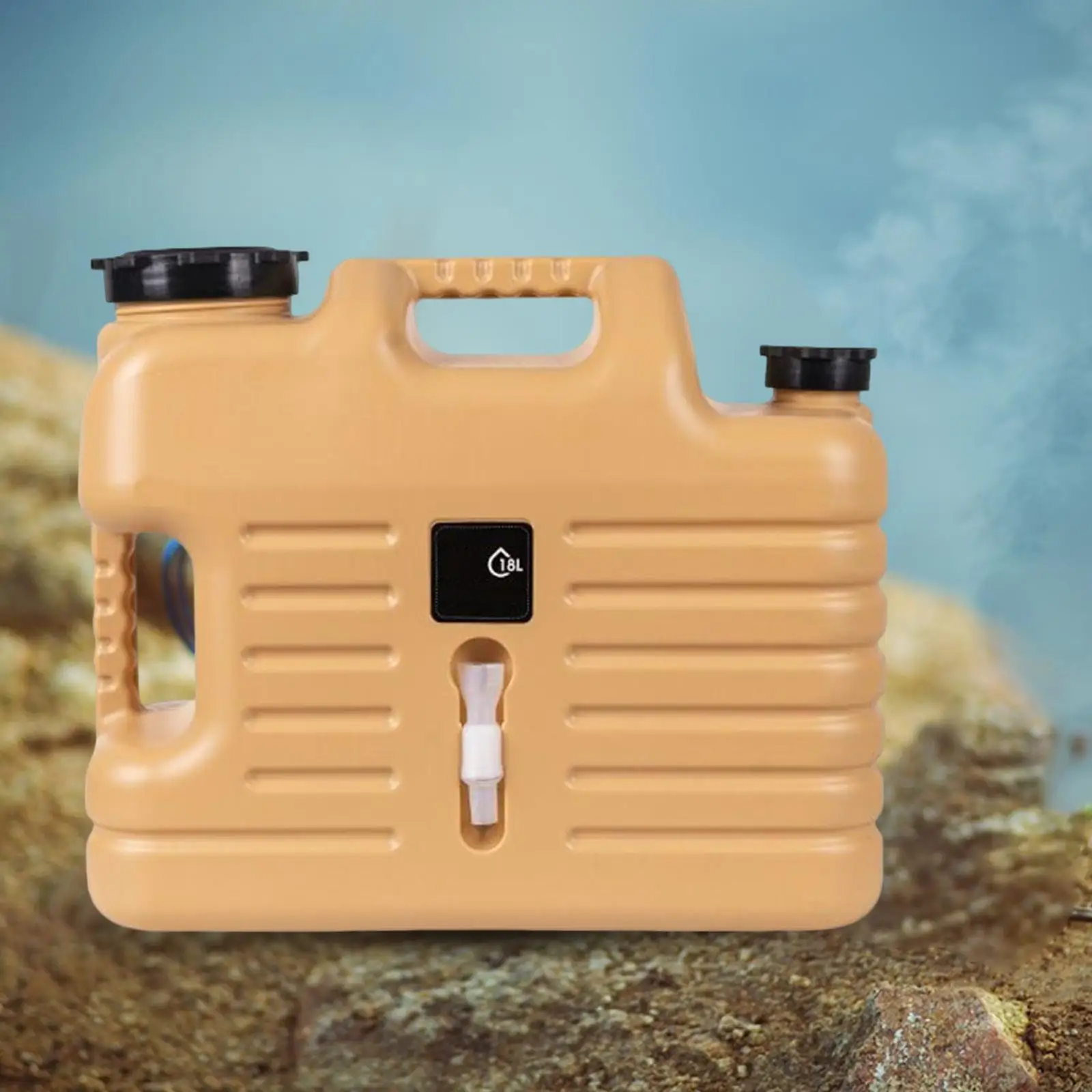 

18L Water Canteens with Spigot Water Canister Food Grade Silicone Water Jug