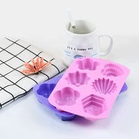silicone cake molds flower shape baking mold kitchen tool 3d diy sugar craft chocolate cutter mould fondant cake decorating tool