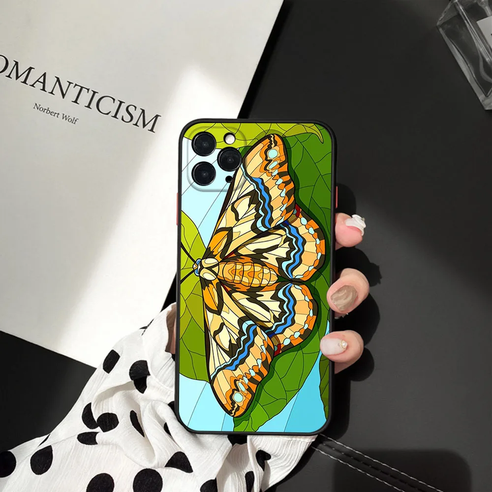 Матовый полупрозрачный чехол для телефона iPhone 16 Pro 15 14 Max 7 8 Plus 11 12 13 Mini X XS XSMax