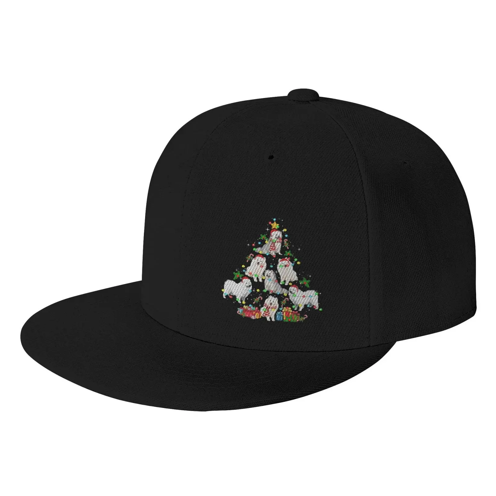 

American Eskimo Christmas Tree Dog Lover Men's Hat Man Hat Summer Hat Russian Hat Hats Cap Female Sun Hats Men's Hat Men's Cap