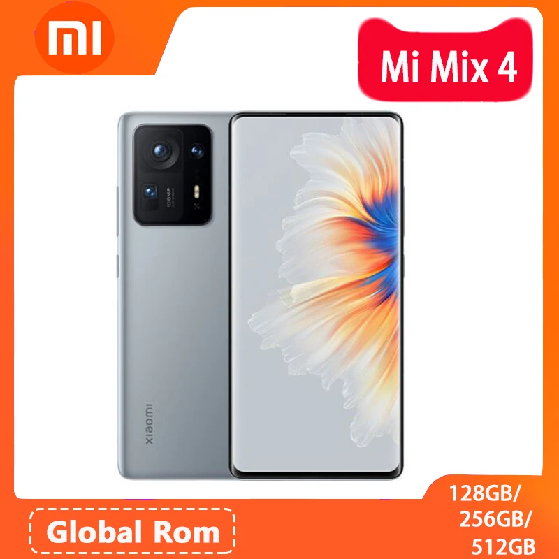 Смартфон Xiaomi Mi Mix 4 телефон с глобальной прошивкой NFC 12 Гб + 256 ГБ Восьмиядерный