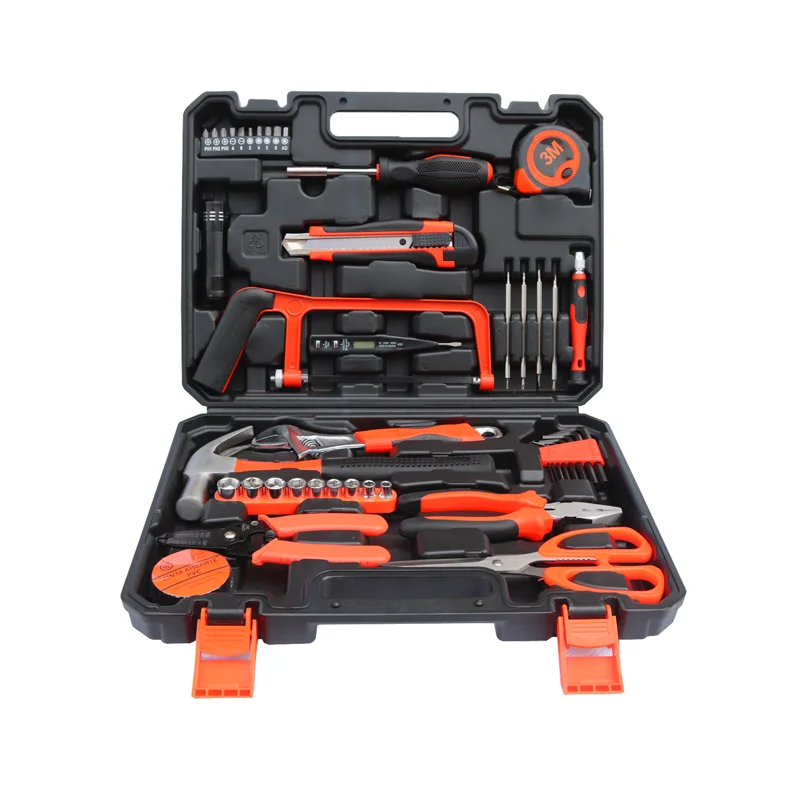 

BICYCLE repairing 45 pcs Combination Kit General Household TOOL BOX with Storage Case Box Hand Tool Set DELUXE SET