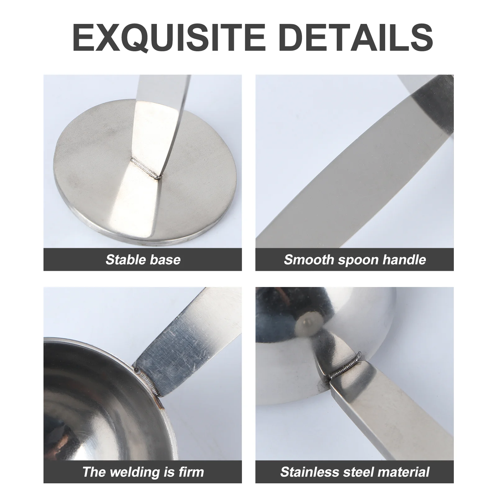 Ложка для утрамбовки кофе 2-в-1 с подставкой ложки Ложки молоти из нержавеющей