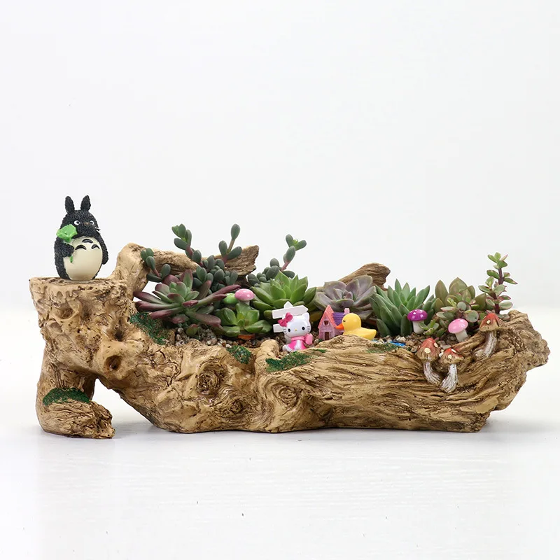 

Ins Resin Succulent Flower Pot Desktop Decoration Personalized Plant Flower Pot Pastoral Style Home Decoration Plant Container