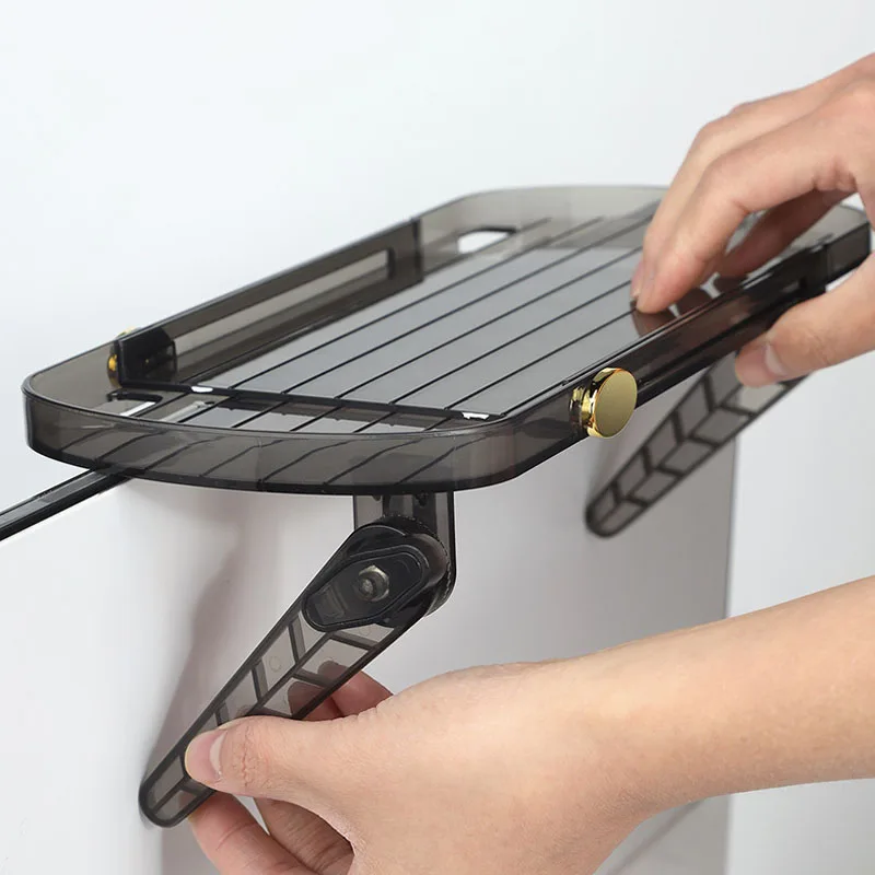 

Storage Adjustable Storage Threadable Computer Office Multifunction Rack Shelf Top Screen Tranparent Monitor Holder Organizer