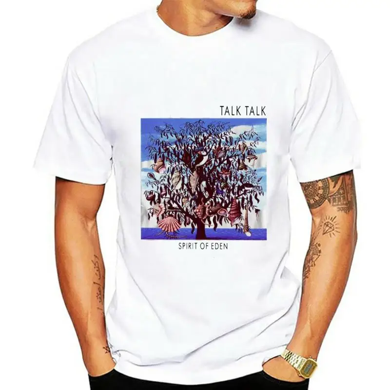 

Белая футболка Talk talk post в стиле панк