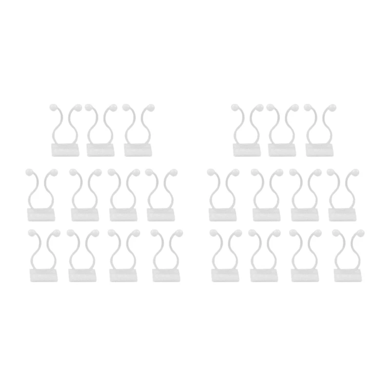 

100PCS Invisible Wall Vines Fixture , Plant Climbing Wall Fixture Clips, For Home Garden Wall Sticky Hook Middle