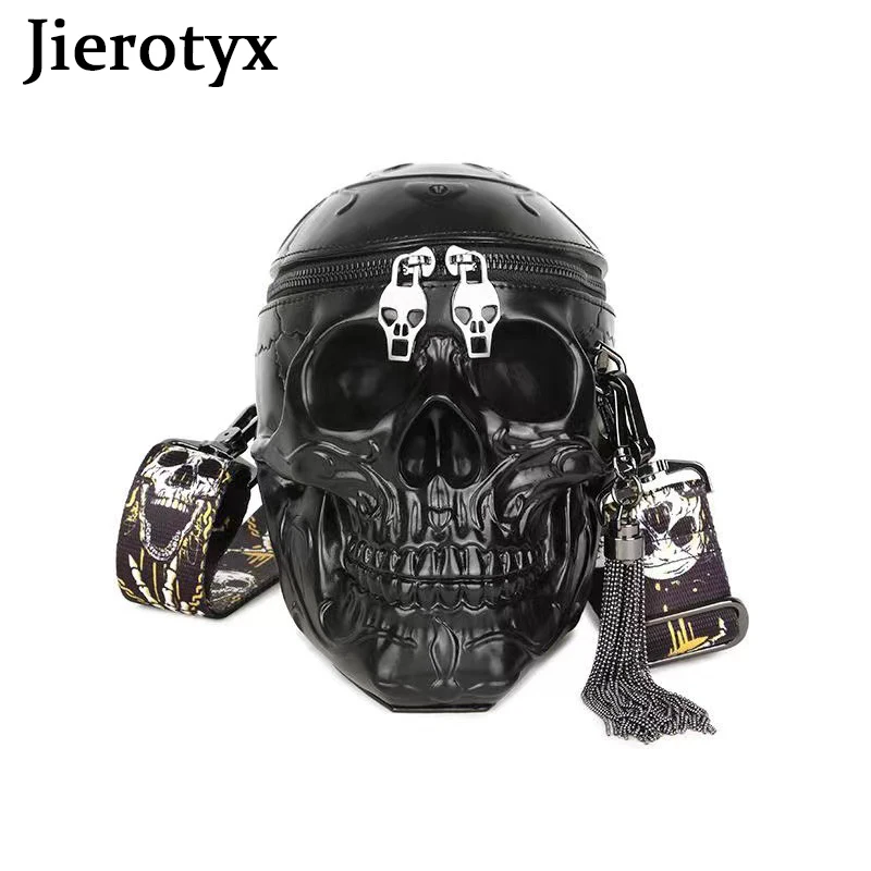 

JIETOTYX Skull Purses Handbags for Women Shoulder Bag Crossbody Purse Gothic Bag Purses Holiday Party Halloween Gift