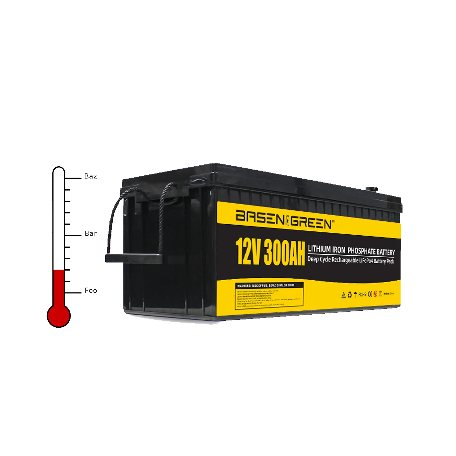 Низкотемпературный Предварительный нагрев 12 В lifepo4 300 Ач литий-ионный