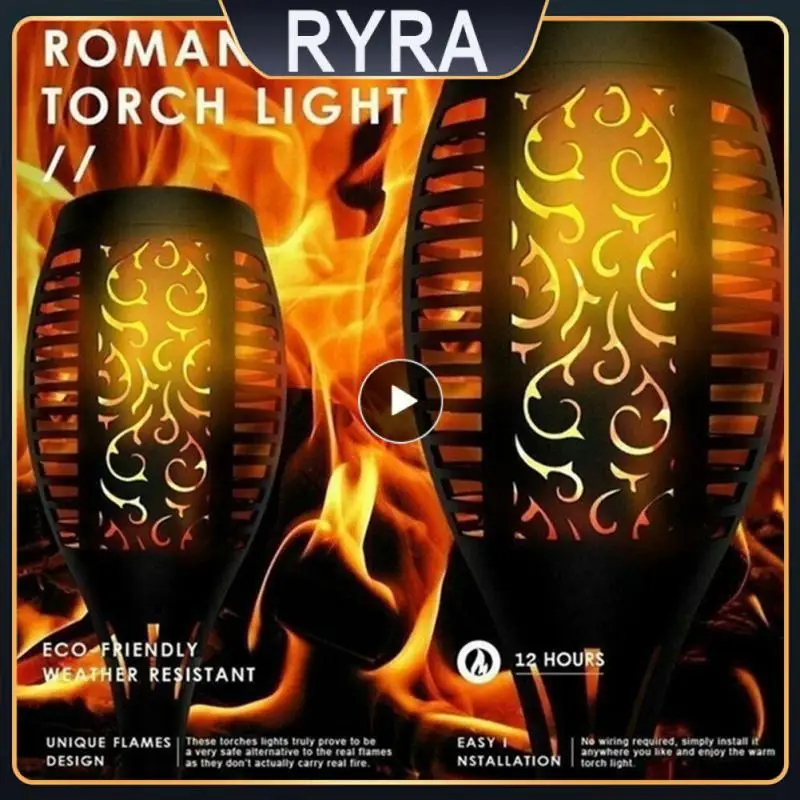 

Household Ladder Solar Led Light Flickering Outdoor Lawn Floor Lamps Garage Decoration Solar Flame Lamp Waterproof Creative