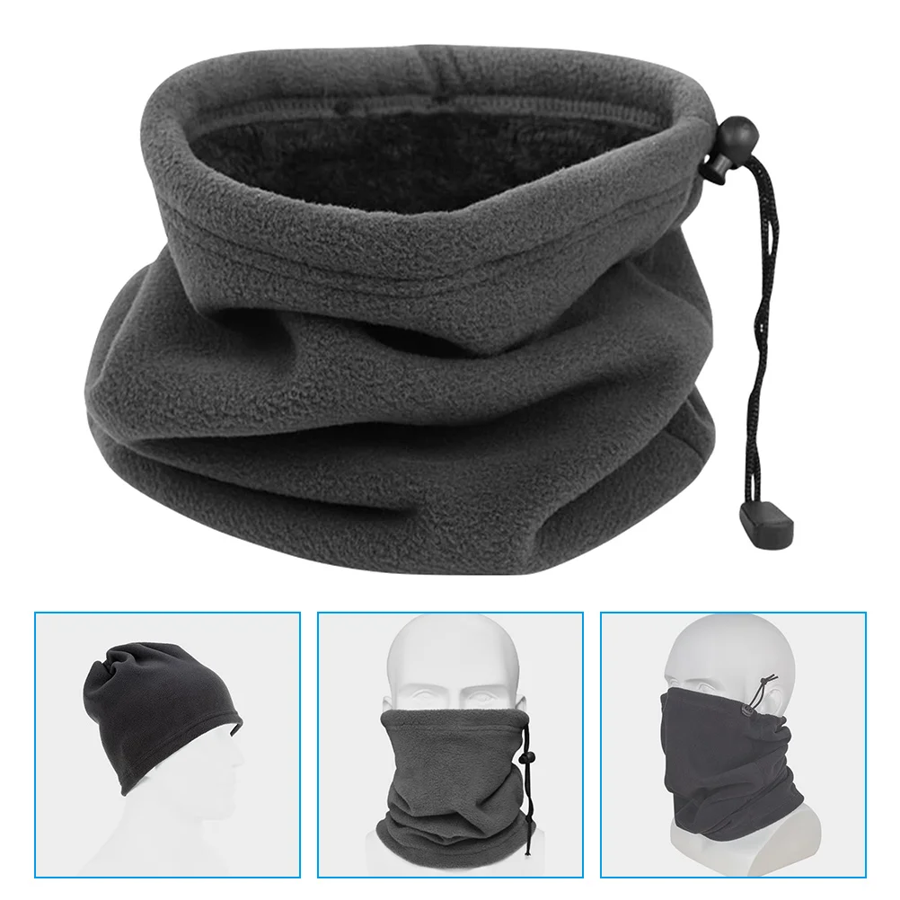 

Neck Cover Sleeve Protector Gaiter Drawstring Multi Use Daily Convenient Reusable Winter Warm Accessory Outdoor Portable