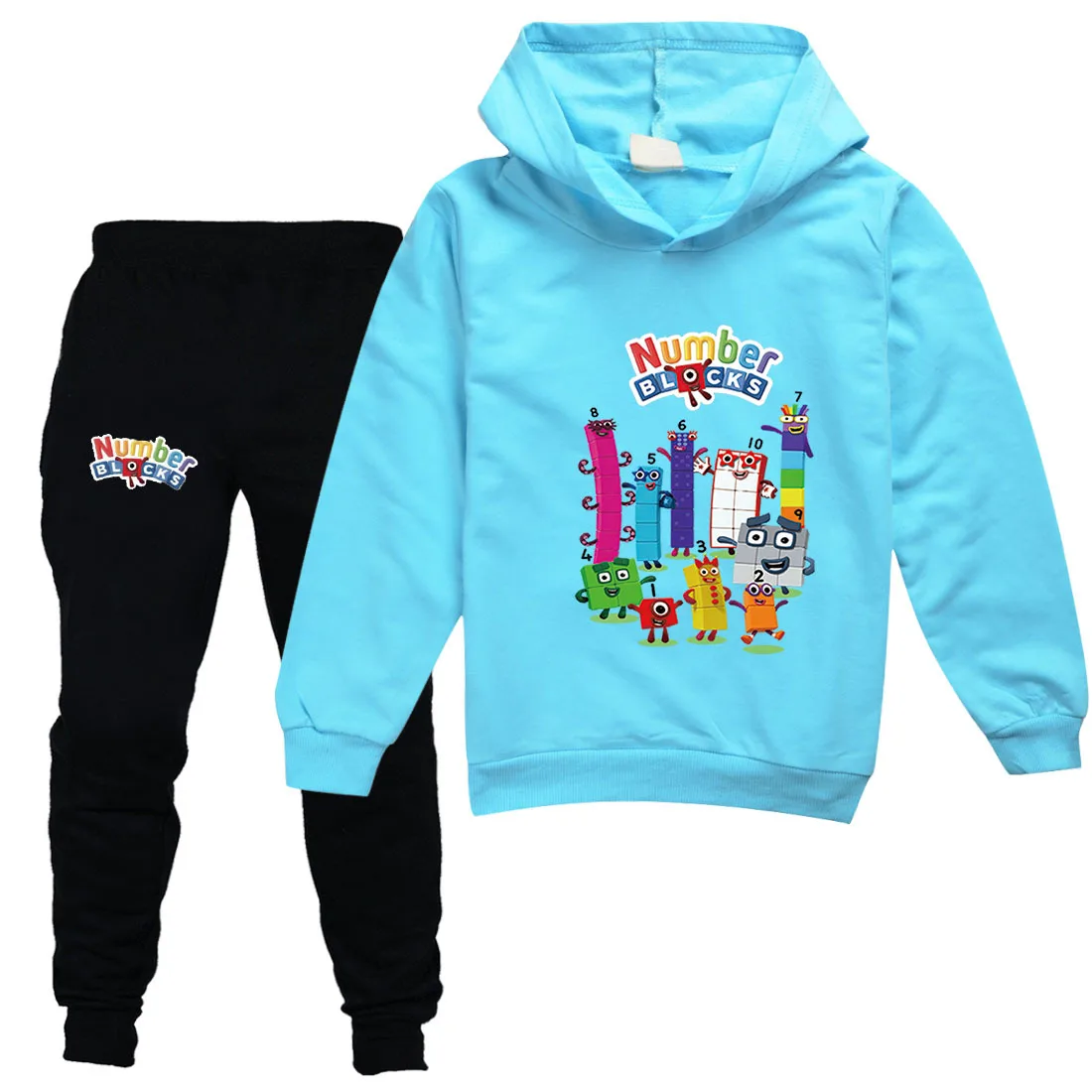 

Cute Numberblocks Clothes Kids 2023 Spring Clothing Toddler Girls Long Sleeve Hoodies+Jogging Pants 2pcs Set Baby Boys Tracksuit