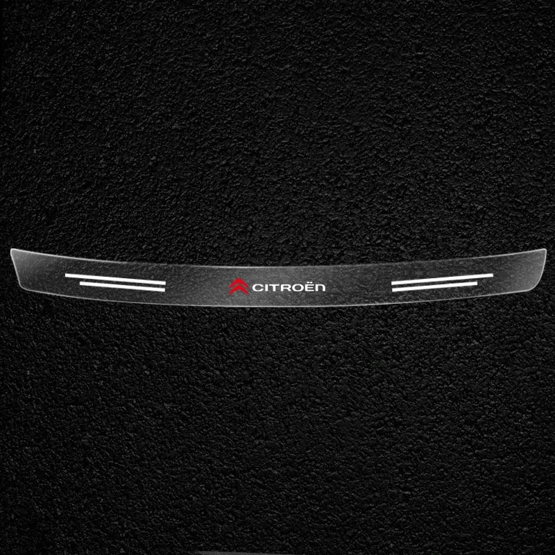 

Багажник автомобиля, задняя защита, бампер, прозрачная защитная наклейка для Citroen C1 C2 C3 C4 C5 C6 C8 C4L DS3 DS4 DS5 LS DS6 Grand Picasso