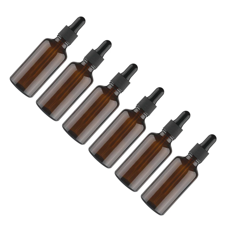 

12pcs 50ml Amber Glass Bottles with Glass Eye Dropper Essential Oil Bottle for Essential Oils, Perfumes