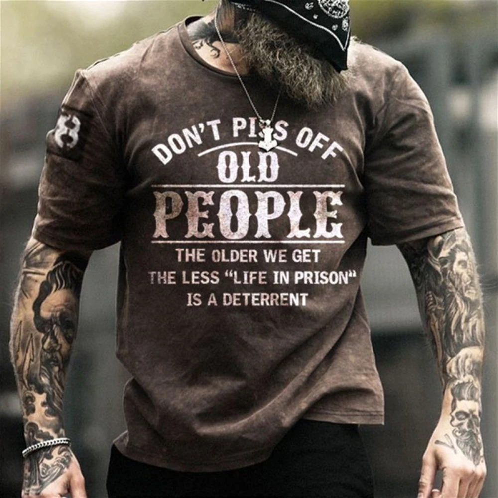 

Vintage Men's T Shirt New Fashion Casual Hip Hop Street 3D Print Motorcycle T-shirt For Men Tee Top 2022 Summer Clothes Camiseta