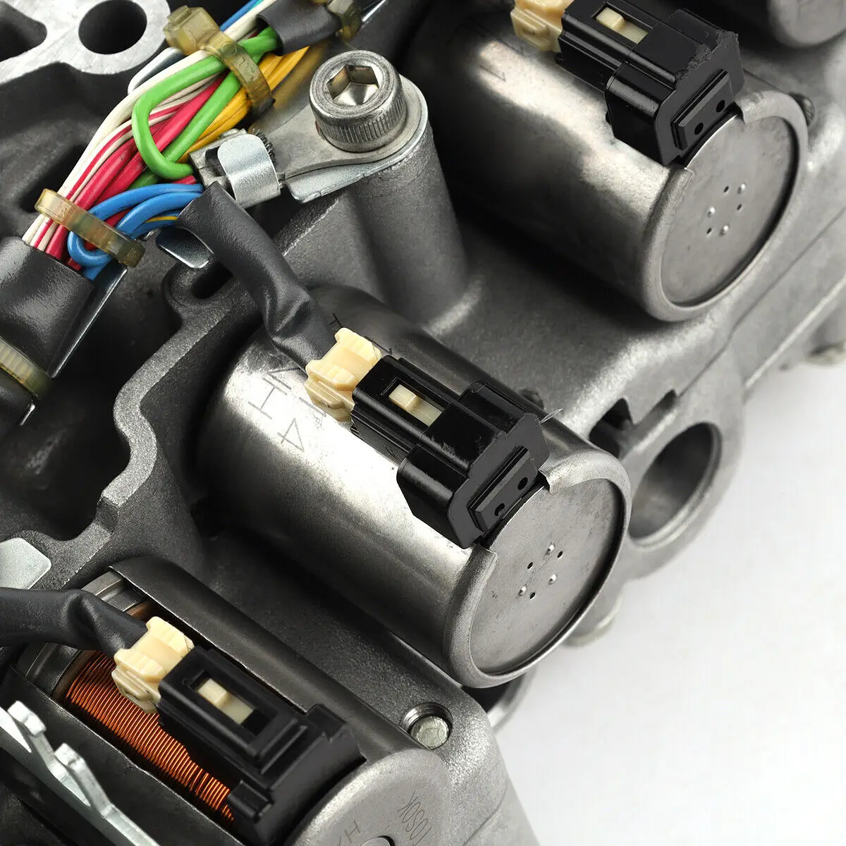 Корпус клапана трансмиссии STPAT OEM JF015E RE0F11A CVT с соленоидами подходит для Nissan Sentra Note
